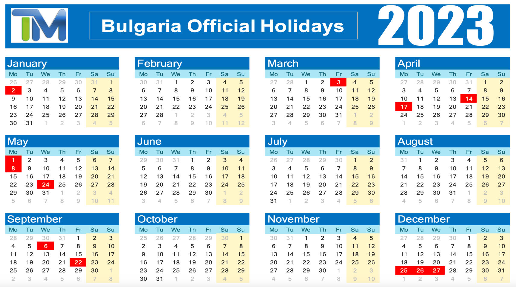Bulgaria Holidays 2023