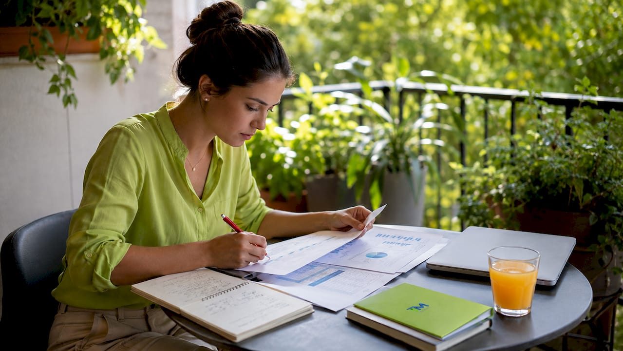Entrepreneur reviewing LLC formation documents